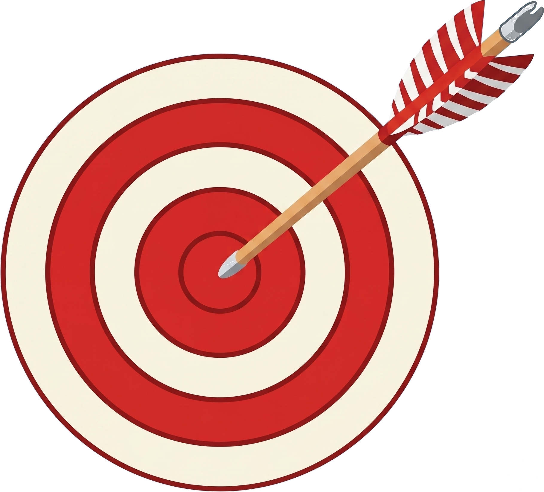 Target with arrow