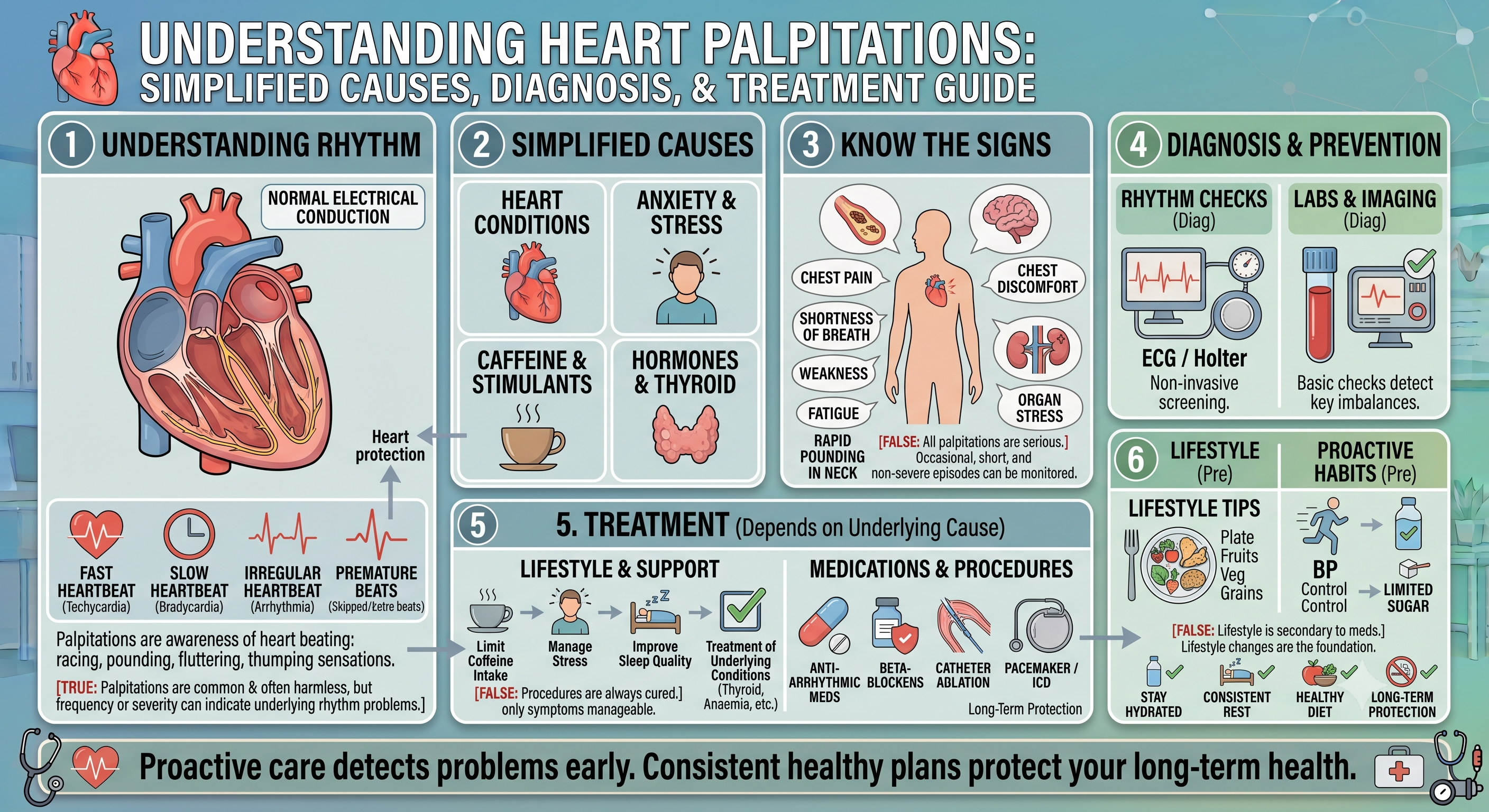 Heart Palpitations: Causes, Symptoms, Diagnosis, Treatment and Prevention