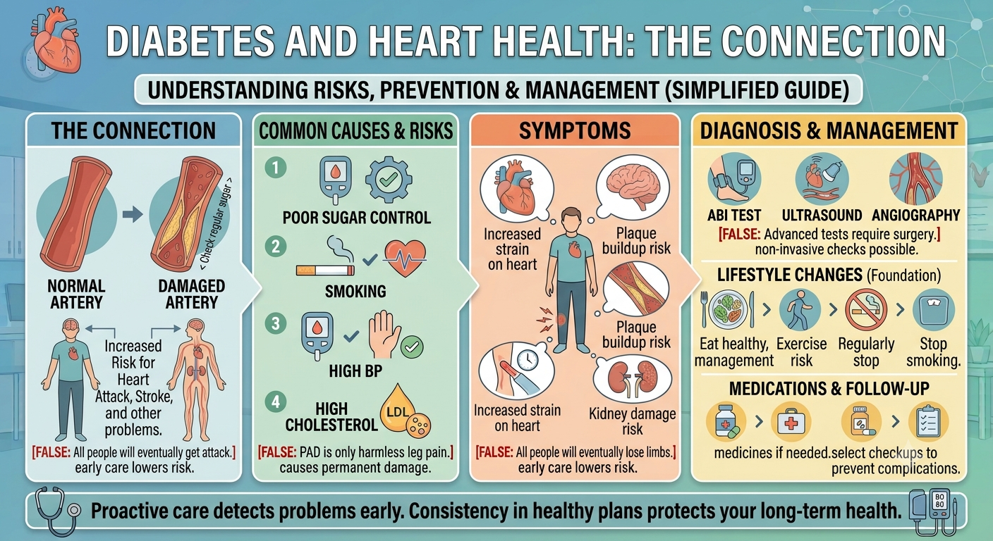 Diabetes and Heart Health: Understanding the Connection, Risks, Prevention and Management