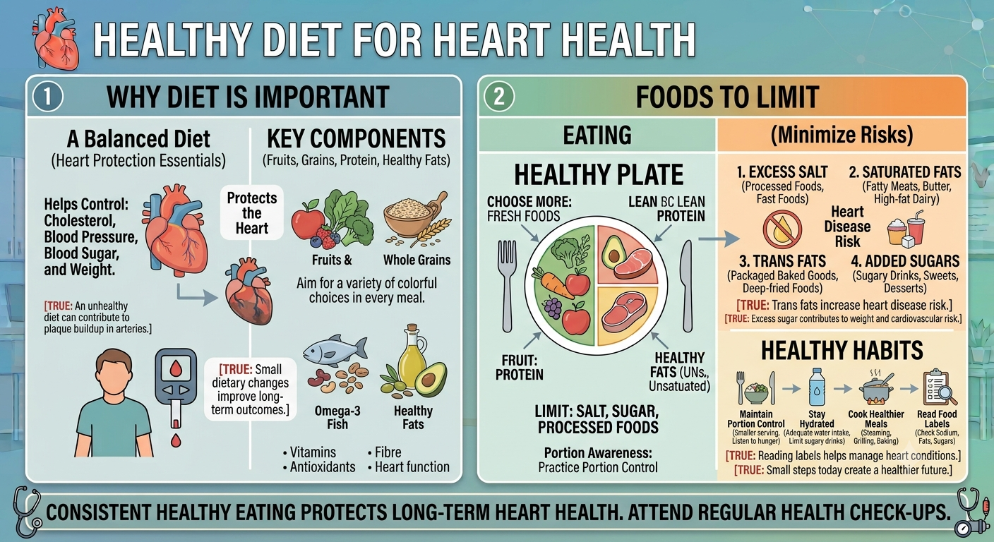 Healthy Diet for Heart Health: Foods to Eat, Foods to Avoid and Tips for a Stronger Heart